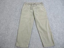 James Perse Clean Cargo Pants Womens Large Green Drawstring Waist Utility