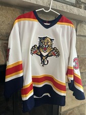 Vintage Florida Panthers John Vanbiesbrouck #34 CCM Jersey Mens Medium