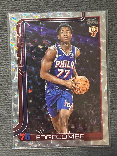 2025-26 Topps - VJ Edgecombe #203 Crackleboard Foil (RC)