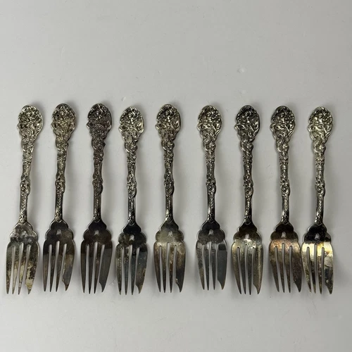Gorham Versailles Pattern Sterling Silver Fork 1888