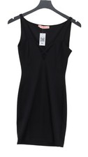 Oh My Love Bodycon Midi Dress S in Black