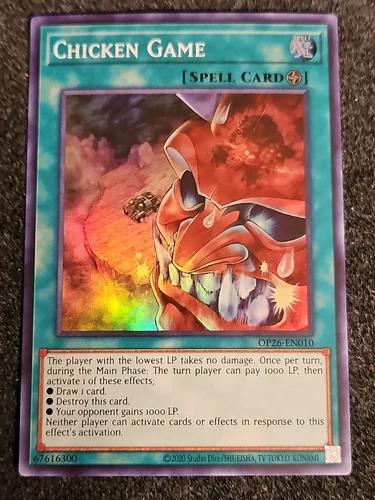 Chicken Game OP26-EN010 OTS Tournament Pack 26 Unlimited