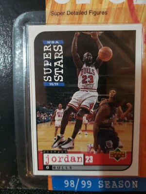 1998-99 Mattel NBA Court Collection Super Stars Michael Jordan