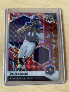 Kellen Mond fanatics exclusive red camo prizm mosaic 2021 Vikings 321 Rookie RC