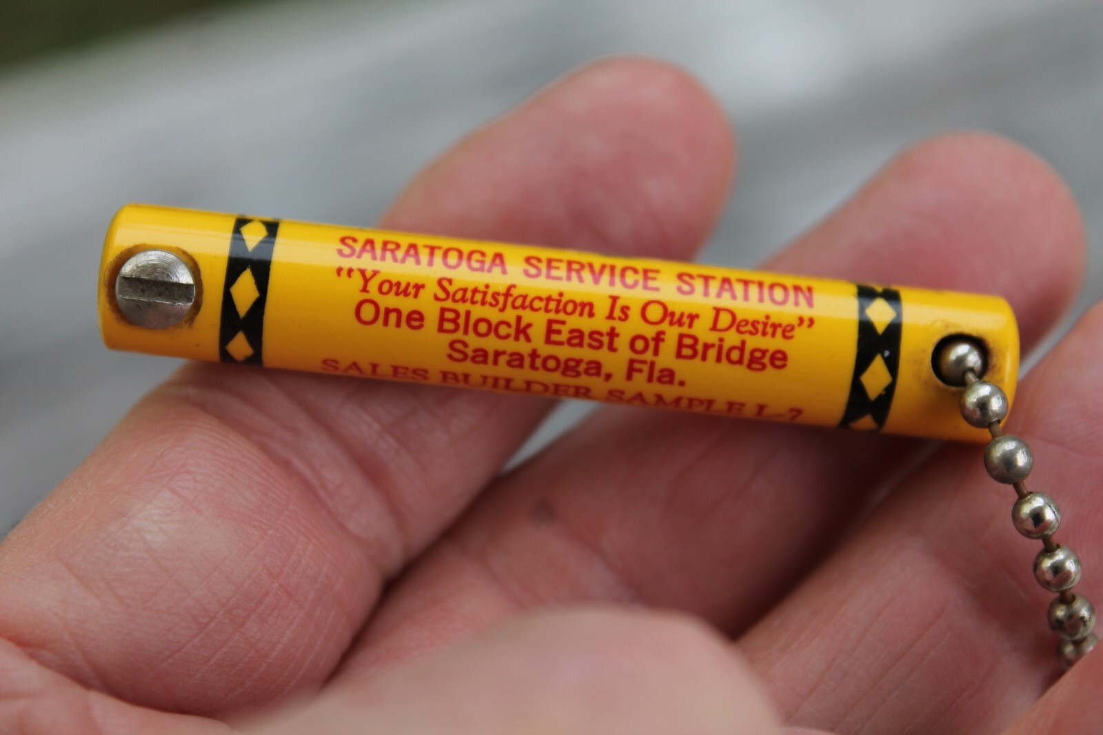 Auto Lite vintage key Holder Saratoga Service Station eBay