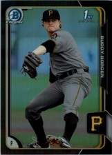 2015 Bowman Chrome Prospects Black Asia Refractors #BCP63 Buddy Borden