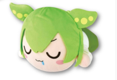 Tohoku Zunko Zundamon Nesoberi Plush Doll Sleeping ver. Fukuya