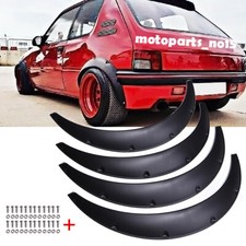 For Peugeot 205 206 207 208 Fender Flares Wheel Arches Wide Body Matt 4.5" x 35"