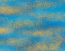 Fat Quarter Lair of The Dragon Blue Haze Cotton Quilting Fabric Kona Bay