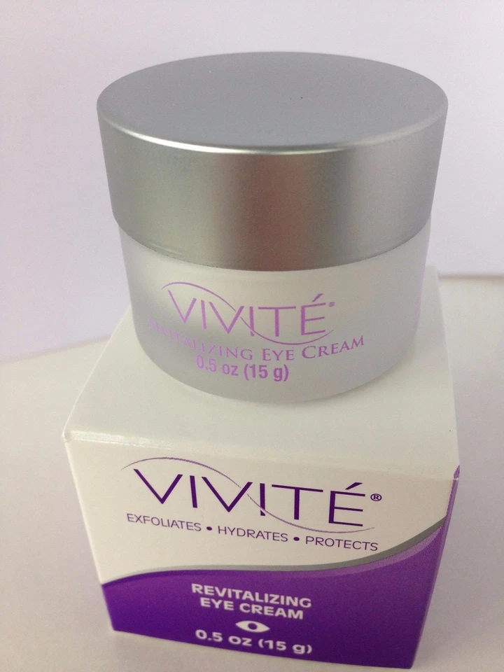 Vivite Revitalizing Eye Cream 0.5 oz Jar - Brand New! Fast, Free Shipping - Image 3 of 4