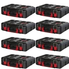 Milwaukee PACKOUT Werkzeugkiste Koffer 8er-Pack ohne Einlage robust stapelbar KONVOLUT NEU UK