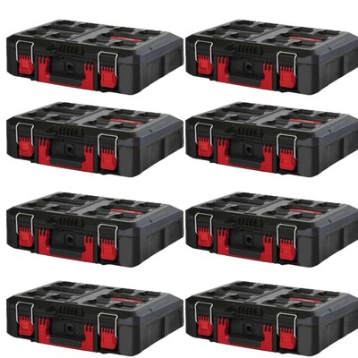 Milwaukee PACKOUT Werkzeugkiste Koffer 8er-Pack ohne Einlage robust stapelbar KONVOLUT NEU UK