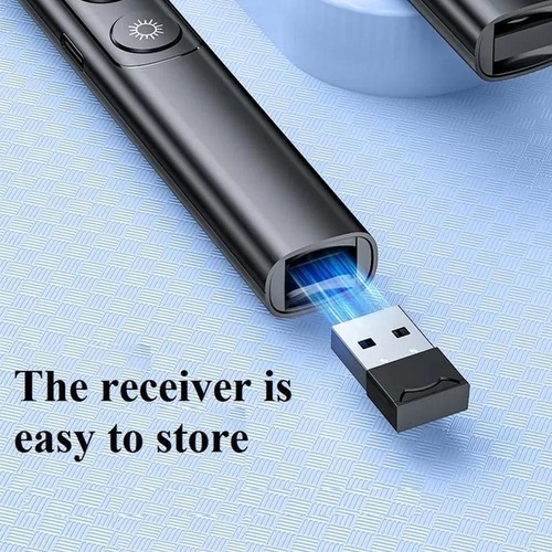 Wireless Presenter Remote Control USB Projector Page Pen T0F0 Turning For B7V1 - Afbeelding 10 van 18