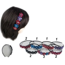 12pcs Women Girl Flower Floral Bling Sparkle Headband Hair Band Hoop Hairpin Lot