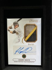 2024 Keepsake Edtion Henry Davis Frist Every Patch AUTO 24/25 Gem