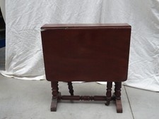 Tavolino da salotto con alette laterali in mogano Luigi Filippo 1860 francese