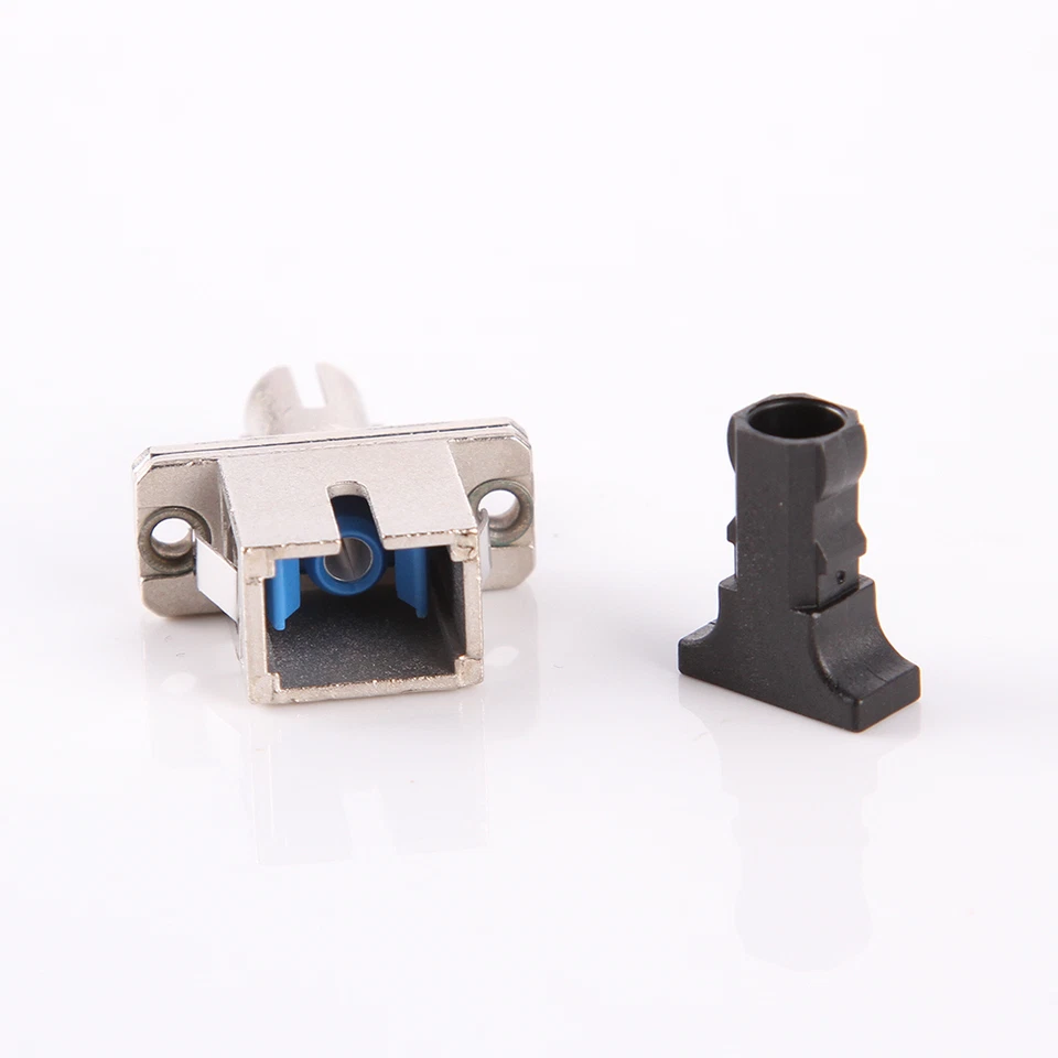 10pc ST-SC Fiber Optic Adapter Connector Optical Coupler Metal Single Multi Mode - Image 4 of 4