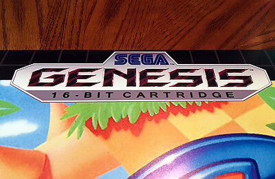 Sega Genesis Classic Art - Sonic the Hedgehog Wars Video Game Cover Poster  11x15