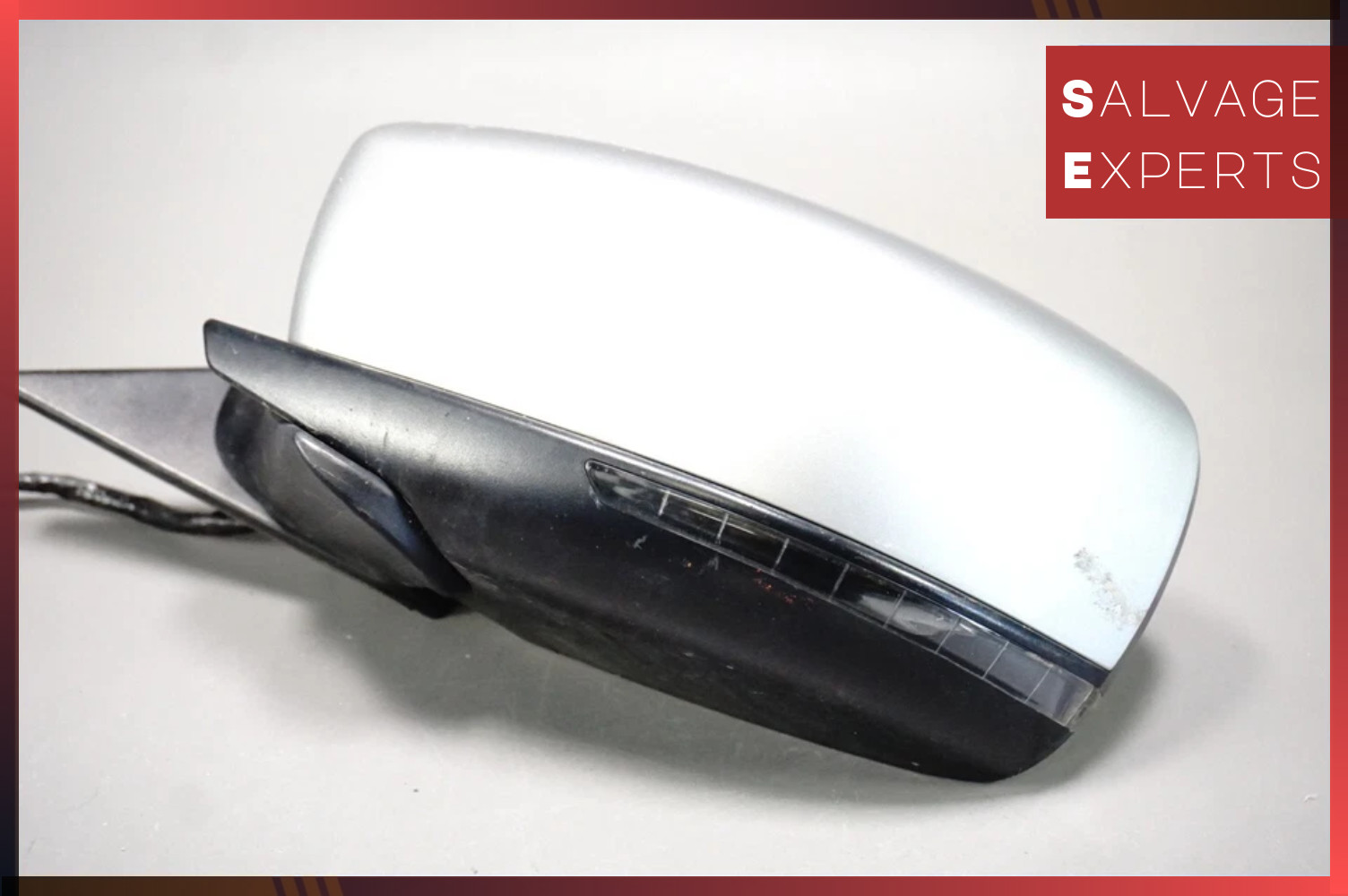 2014-2017 Maserati Quattroporte Left Driver Door Side Mirror Silver OEM