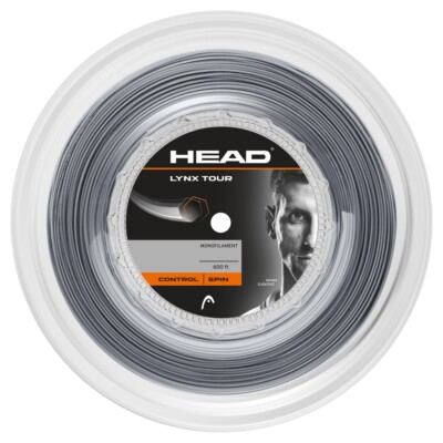 (0,49 /m) Head Lynx Tour Gray 1,30 mm 200 m Tennissaiten Tennis Strings