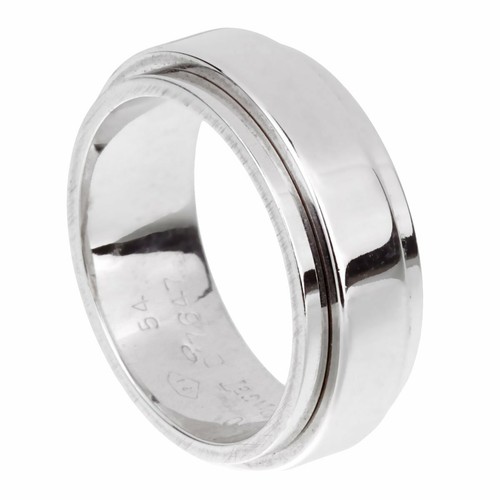 Piaget Possession White Gold Spinning Ring Sz 6 34