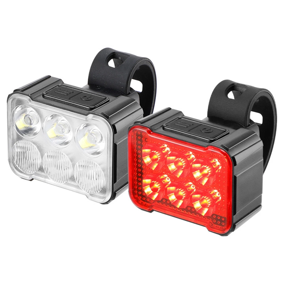Bicycle headlight sales and taillight set