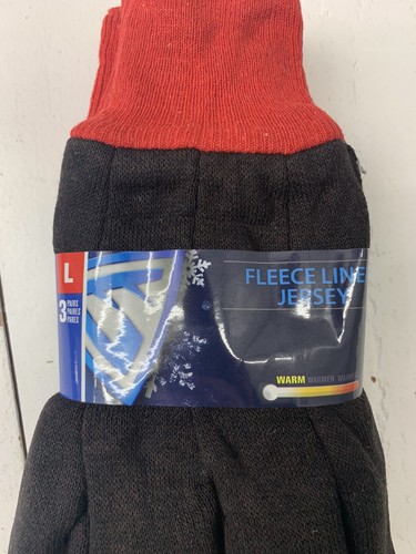 West Chester Herren 3er Pack Fleece gefütterte Handschuhe Größe L - Bild 2 von 4