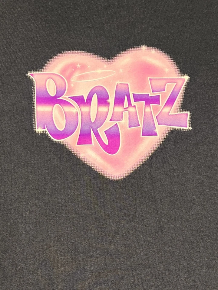 Camiseta Bratz Gris Y Rosa Junior Niñas Talla XXL Con Estampado Gráfico Foto 4 de 4