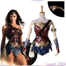 Wonder Woman Upgraded Ver Diana Halloween Costume Movie Cosplay Full Set Prop