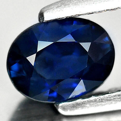Blue Sapphire 1.19 Ct. Oval 6.5 x 4.9 Mm. Natural Gems Madagascar Heated Only - Image 2 of 4