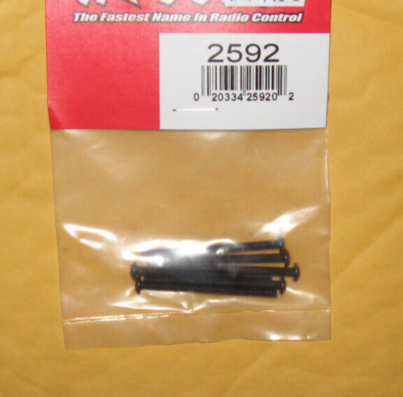 TRAXXAS 2592 SCREWS 3X40mm BUTTON HEAD MACHINE HEX DRIVE(6) NEW