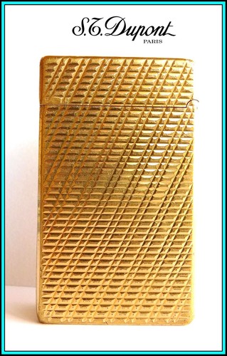S.T. Dupont Large Line 1 Rose Gold Plated Lighter / Briquet - JUST SERVICED - Picture 6 of 19
