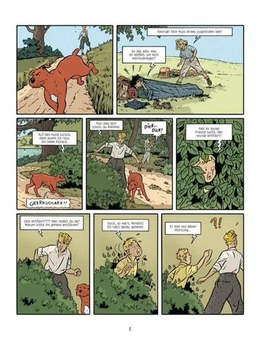 Fünf Freunde Comic 1-7 HC (aus Liste wählen) - Carlsen Comics, Enid Blyton - 第 35/51 張圖片