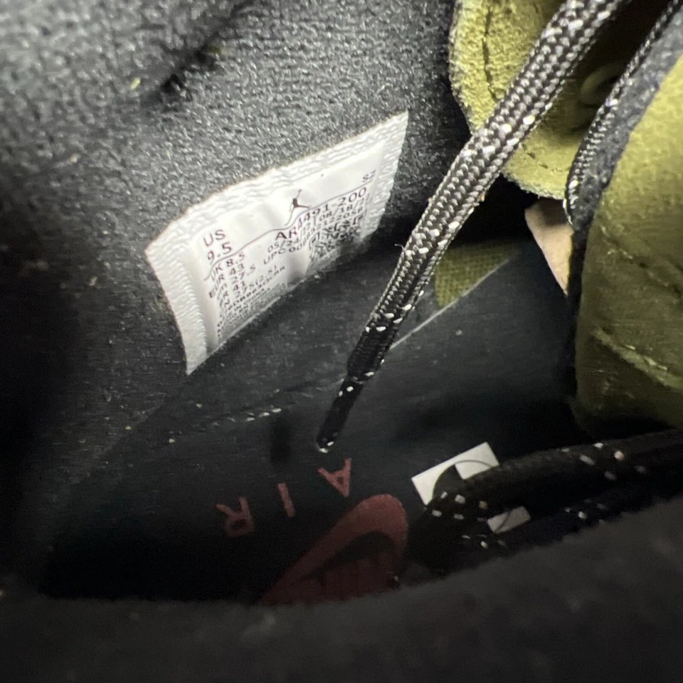 Nuevo Air Jordan 9 ix Retro talla 9.5 Oliva Negro Rojo Militar Marrón Senderismo DS OG Foto 3 de 4
