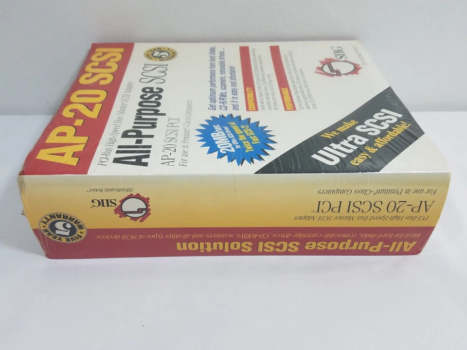 SIIG AP-20 Ultra SCSI PCI Adapter for DOS v6.0 or Windows v3.1 and higher NEW - Image 4 of 4