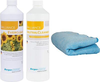 Berger-Seidle L93 Everclear glänzend Parkett Pflegemittel + Neutralcleaner+Tuch