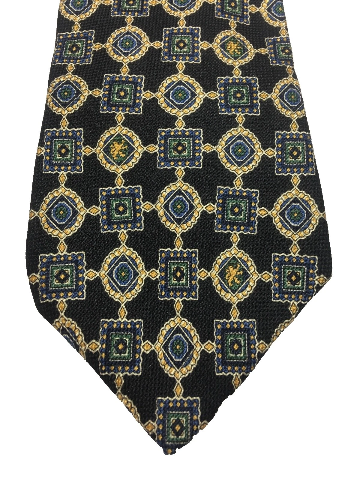 Tommy Hilfiger Black 100% Silk Ties for Men