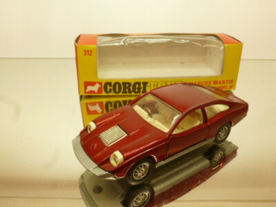 CORGI TOYS 312 MARCOS MANTIS - RED 1:43 GOOD CONDITION - IN BOX