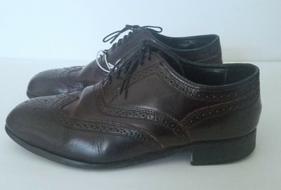 Florsheim Mens Wingtip Burgundy Laceup Oxford Dress Shoe US  display picture 3