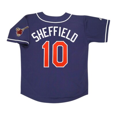Gary Sheffield San Diego Padres Alternate Navy Blue Men's Jersey w/ Team Patch