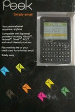 Dispositivo de correo electrónico móvil Twitter X Peek NUEVO EN CAJA PK-STP-001 2008 ELECTRÓNICA RETRO