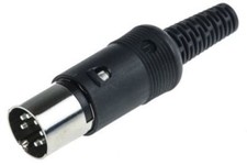 1 x Hirschmann MAS Series, 7 Pole Miniature Din Plug Plug, DIN 45329, 4A, 34 V a