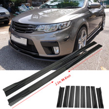 For Kia Cerato Forte Koup 86.6side Skirt Rocker Panel Splitter Lip Gloss Black For Kia Cerato Forte Koup 86.6side Skirt Rocker Panel Splitter Lip Gloss Black