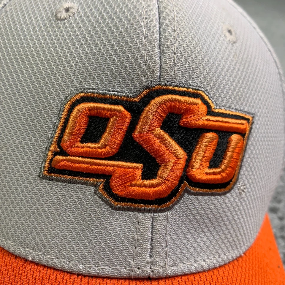 OSU Oklahoma State Cowboys Gorra Juvenil Ajustada 6 1/2 a 6 7/8 Gris Foto 2 de 4