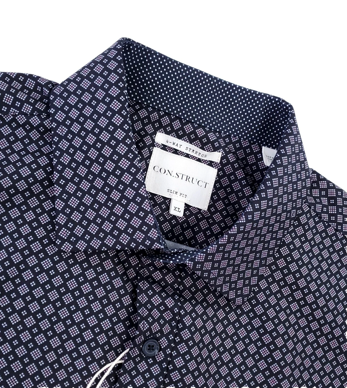 Geometric Regular Size XL Casual Button-Down Shirts for Men