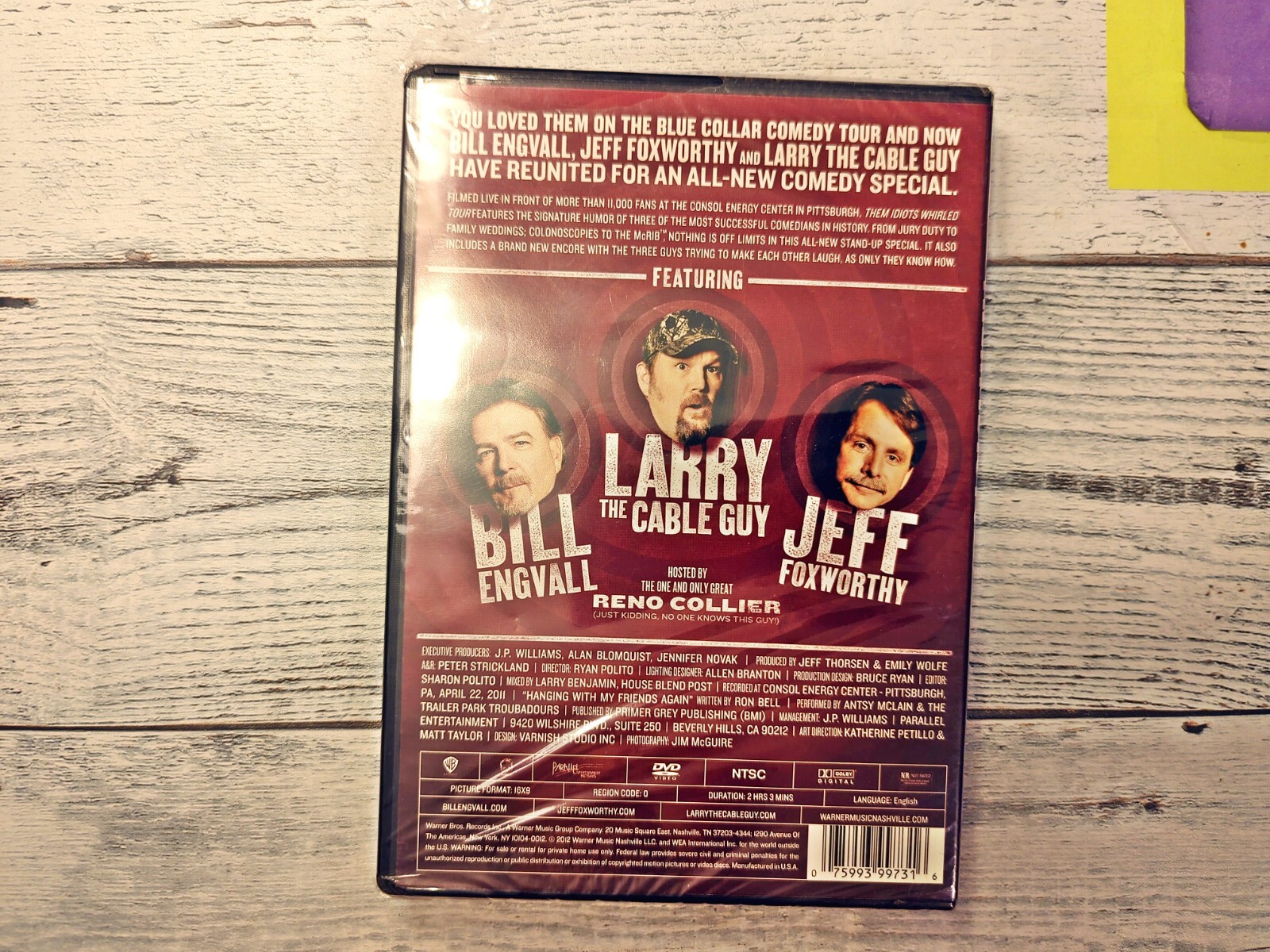 THEM IDIOTS Whirled Tour (DVD 2012) Bill Engvall, câble Larry,
