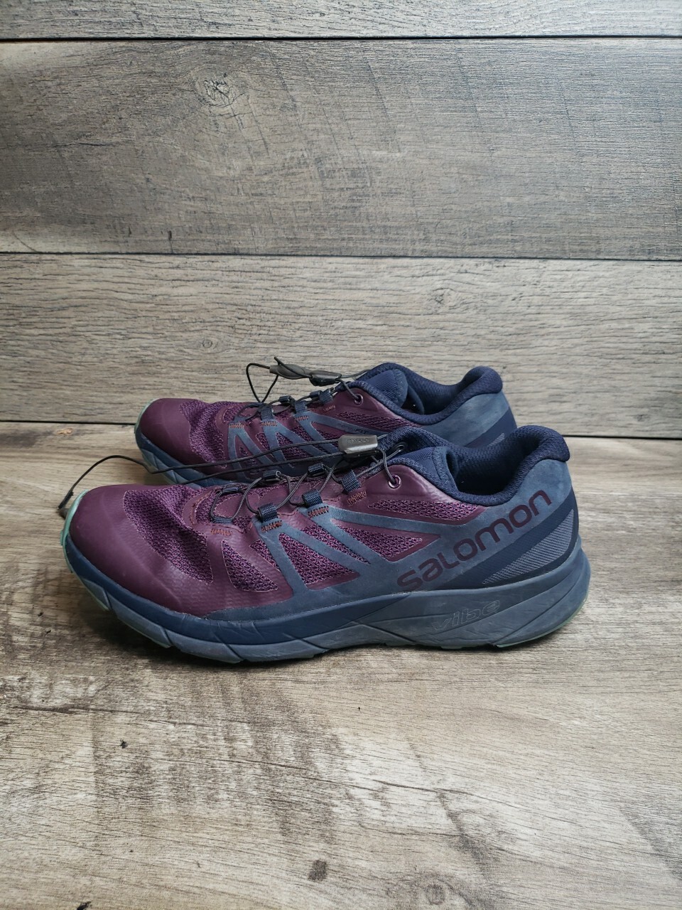 Scarpe da trail running Salomon da donna Vibe Sense Ride ortolite prugna viola taglia 10