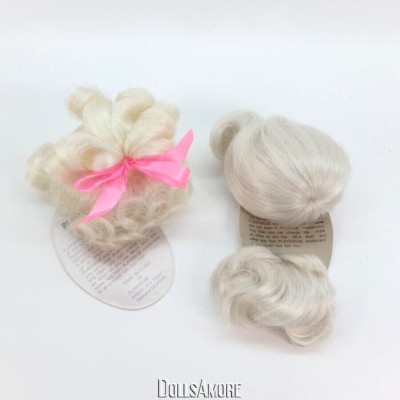 Mr.  & Mrs.Santa Doll Wigs By Playhouse Size 5/6''  White 2 Wigs &  1Beard- DEMO
