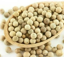 WHOLE WHITE PEPPER Ceylon Organic Spices   Seeds 250g