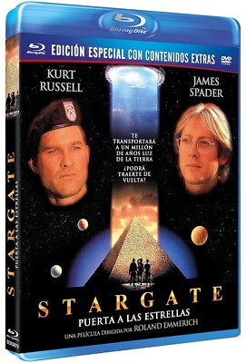 Stargate- The Movie- Kurt Russell, James Spader Roland  Emmerich Blu-Ray Dt. Ton